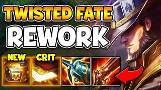 TWISTED FATE REWORK IS HERE, AND RIOT MADE HIM AN ADC! (HIS CARDS CAN CRIT NOW)