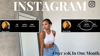 How I Gained 10k Followers on Instagram in 1 Month | Instagram Secrets You Need To Know In 2021