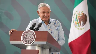 4T impulsa desarrollo en Chiapas con Tren Maya y garantiza seguridad. Conferencia presidente AMLO