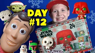 Toy Story Day 12 FUNKO Advent Calendar Woody #shorts Mini Star Wars Action Figures Vlog Darth Vader