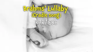 Brahms Lullaby (Cradle Song / Lullaby and Good Night) | Karaoke with Lyrics for kids