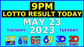 9pm Lotto Result Today May 23 2023 (Tuesday)