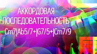 Красивая последовательность аккордов на акустической гитаре. Звук акустической гитары.