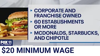 $20 fast-food minimum wage: What will this mean to prices, employees' job securities?