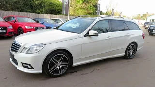 Mercedes E350 AMG Sport Estate 7 Seats Rear Entertainment for sale at George Kingsley