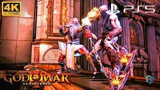 God Of War 3 Remastered Zeus Final Boss Fight ULTRA HD