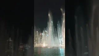 Бурдж-Халифа, поющие фонтаны, Дубаи 2020
