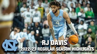 RJ Davis 2022-23 Regular Season Highlights | North Carolina Guard