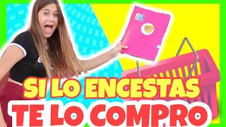 Si lo puedes ENCESTAR te lo COMPRO 🛒  ( RETO UTILES ESCOLARES 2019 )  In LOVE with KAREN