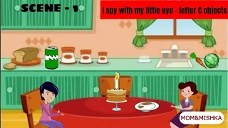 I Spy Letter C Objects With My Little Eyes | Word game for kids | I Spy with my little eye