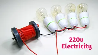 220v Top4 Free Energy Generator New Homemade Electricity Self Machine At Home