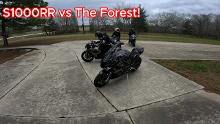 S1000RR TACKLING THE FOREST. GROUP RIDE + ANNOUNCEMENT!