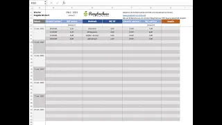 Blutzucker Tabelle Eintragen und Ausdrucken