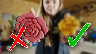 Painting MDF Florals! | Scroll Saw