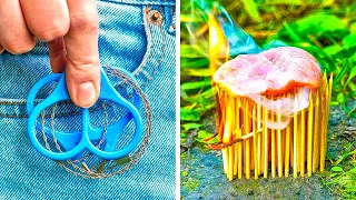 32 SUPER HACKS AND GADGETS to survive in the wild