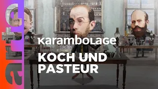 Robert Koch und Louis Pasteur | Karambolage | ARTE