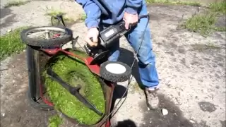 Hot Rod Lawn Mower - Enlarge The Chute To Cut Tall Grass - No Clogs!