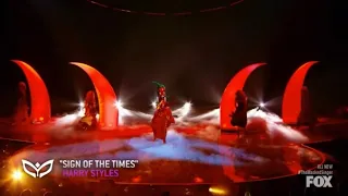 Pepper Performs "Sign Of The Times" By Harry Styles | Masked Singer | S6 E9