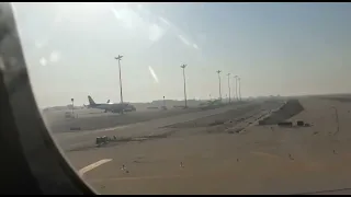 Landing at Dammam Saudi Arabia, King Fahd International Airport