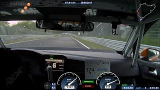 Golf TCR chasing R8 GT4 at Nurburgring (골프로 R8 따라가기)