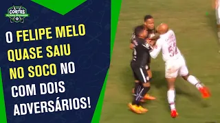 É BRASILEIRÃO OU UFC? O FELIPE MELO DEU SORTE QUE ESTAVA SEM VAR...