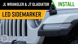 How to Install LED Sidemarkers for 2018-2019 Jeep JL Wrangler and 2020 JT Gladiator | Diode Dynamics