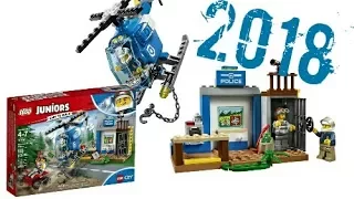 LEGO News : LEGO Juniors  City 2018 winter sets, Mountain Police Chase, set 10751, Official Images