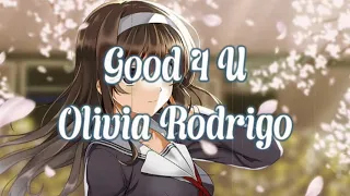 Nightcore   Good 4 U || Olivia Rodrigo || Lyrics on the Screen ||