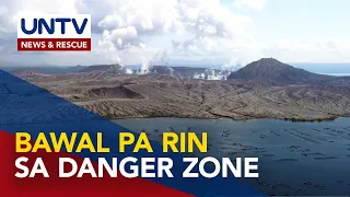 Taal Volcano, ibinaba na sa Alert Level 1
