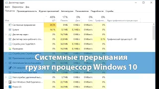 РЕШЕНИЕ.системные прерывания, процессор 100%, майнер вирус.