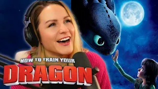 HOW TO TRAIN YOUR  DRAGON First Time Watching!!!