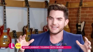 Adam Lambert on Lorraine 13 04 2018 with russian subtitles (русские субтитры)