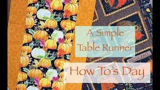 Thanksgiving 20 Minute Table Runner