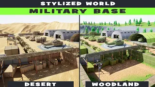 UE4 Military Base (Stylized)