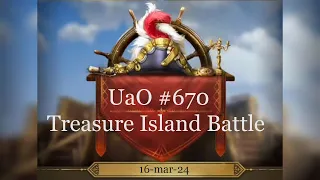 UaO 670 vs V9V 709 - Treasure Island battle [Rise of castles]