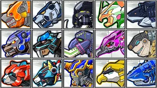 Dino Robot Animal Corps - 15 Animal - Mammoth - Shark - Eagle - Smilodon - Zoo Bear - Megalodon