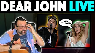 Guitarist REACTS to "Dear John" by TAYLOR SWIFT (LIVE)