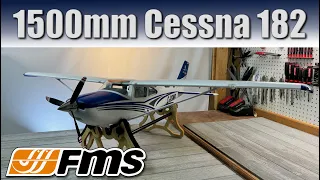 NEW RELEASE: FMS 1500mm Cessna 182 First Look and Maiden Flight