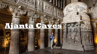 Ajanta Caves - Rock Cut Buddhist Temples - Maharashtra India 2016