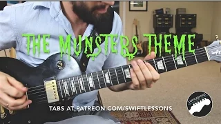 The Munsters Theme - Complete Guitar Lesson w/ Tabs