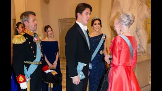 Gala dinner and changing of the Guards with European Royals for the birthday of Prince Christian 18