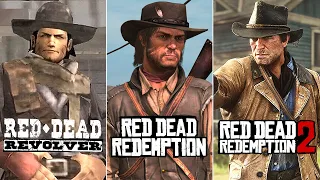 Red Dead Revolver vs Red Dead Redemption 1 vs Red Dead Redemption 2 (Side By Side)