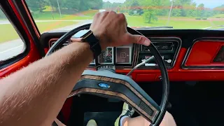 1979 Ford F250 CrewCab XLT Ranger Interior & Driving