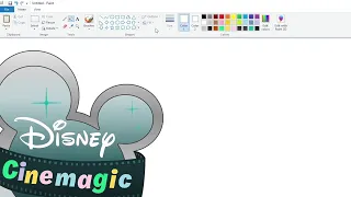 How to draw the Disney Cinemagic logo using MS Paint | How to draw on your computer