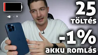 500 töltés alatt 20%-ot romlik az iPhone akksi! - iPhone akksik, Minden amit tudnod kell!