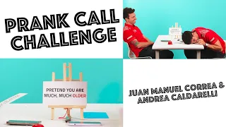 Prank call Challenge with Andrea & Juan Manuel ☎️