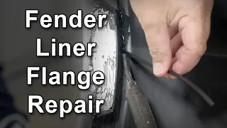 Fender Liner Flange Repair