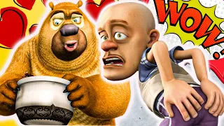 Boonie Bears 🐾Turn Your Head and Cough🎬 Best episodes cartoon collection 🎬 Funny Cartoon 🎉