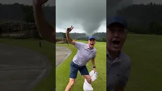 Golfer Captures Nerve-Wracking Moment Tornado Forms Near Fairway