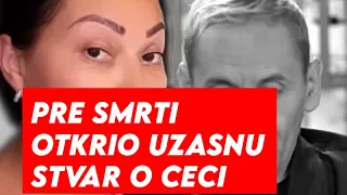 PRE SMRTI SASA VIDIC OTKRIO UZASNU STVAR O CECI - SVI OSTALI U ŠOKU